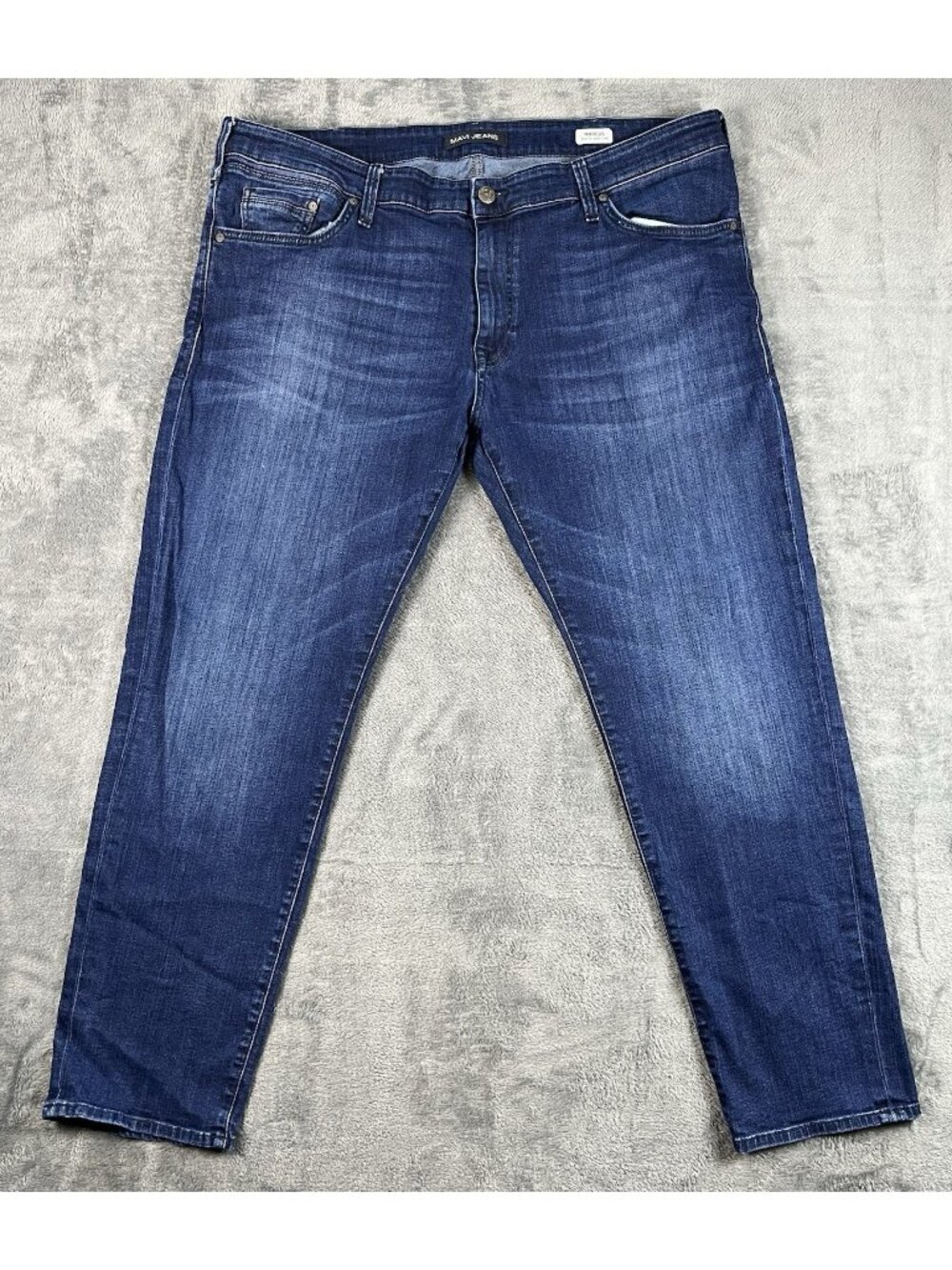 Mavi Jeans Marcus Slim Straight Leg Jeans Men's 40x30 (fits 42x30) Blue Denim